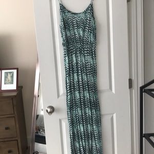 Chevron maxi dress